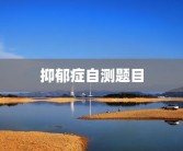 抑郁症自测题目