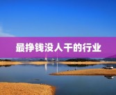 最挣钱没人干的行业