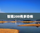 智商200有多恐怖