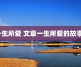 一生所爱 文章一生所爱的故事？