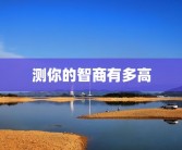测你的智商有多高