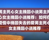 男主死心女主挽回小说男主死心女主挽回小说推荐：如何在爱情中挽回失去的爱男主死心女主挽回小说推荐