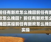 前任有新欢怎么挽回前任有新欢怎么挽回？前任有新欢怎么挽回实操前任有新欢怎么挽回实操