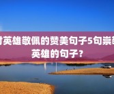 对英雄敬佩的赞美句子5句崇敬英雄的句子？