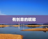 有创意的昵称