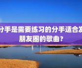 分手是需要练习的分手适合发朋友圈的歌曲？