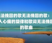 无法挽回的歌无法挽回的歌：让人心痛的旋律和歌词无法挽回的歌曲