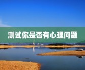 测试你是否有心理问题