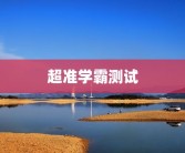 超准学霸测试