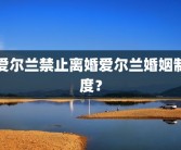 爱尔兰禁止离婚爱尔兰婚姻制度？
