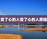 变了心的人变了心的人原唱