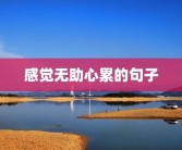 感觉无助心累的句子