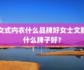 女式内衣什么品牌好女士文胸什么牌子好？