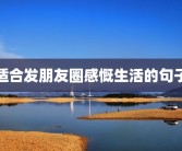 适合发朋友圈感慨生活的句子