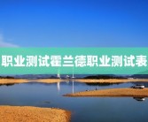 职业测试霍兰德职业测试表