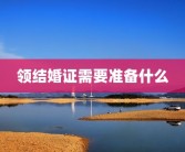 领结婚证需要准备什么