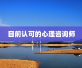 目前认可的心理咨询师