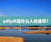 ydlydl是什么人名缩写？