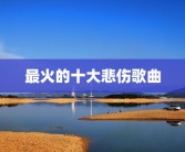 最火的十大悲伤歌曲