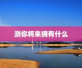 测你将来拥有什么