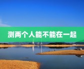 测两个人能不能在一起
