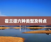霍兰德六种类型及特点