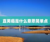 直男癌是什么意思简单点