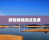感情婚姻测试免费