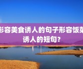 形容美食诱人的句子形容饭菜诱人的短句？