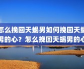 怎么挽回天蝎男如何挽回天蝎男的心？怎么挽回天蝎男的心