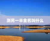 测另一半全名叫什么