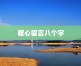暖心留言八个字