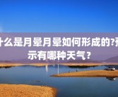 什么是月晕月晕如何形成的?预示有哪种天气？