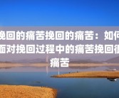 挽回的痛苦挽回的痛苦：如何面对挽回过程中的痛苦挽回很痛苦