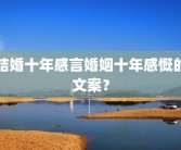 结婚十年感言婚姻十年感慨的文案？