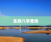 生辰八字查询