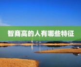 智商高的人有哪些特征